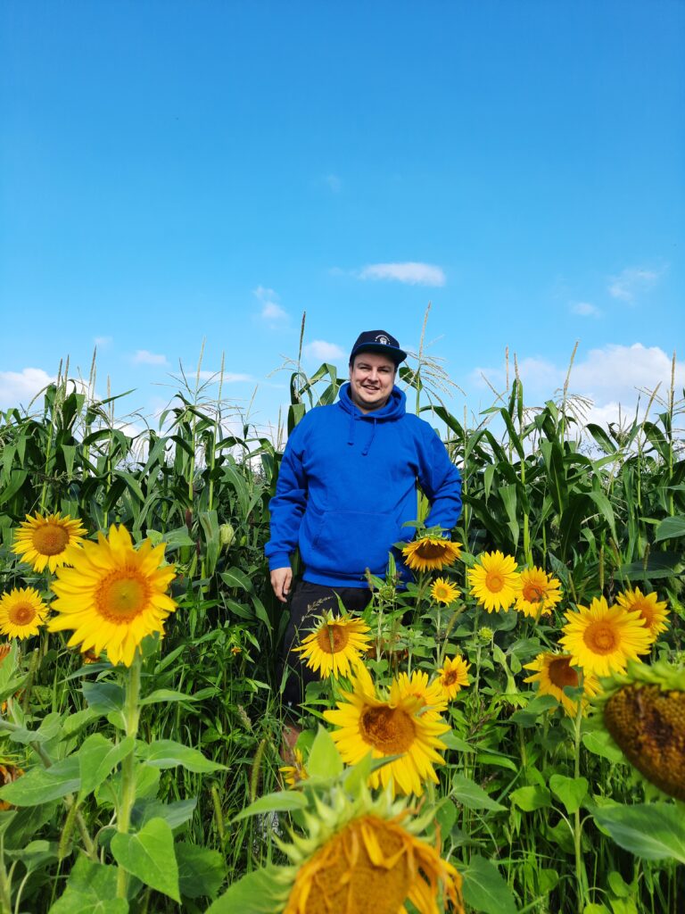 Popcornmais Feld am Bodensee mit Jörg Eiselein